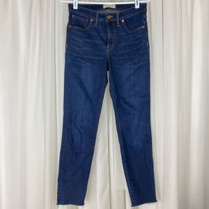 MADEWELL 9” high rise skinny jeans size 27 EUC
